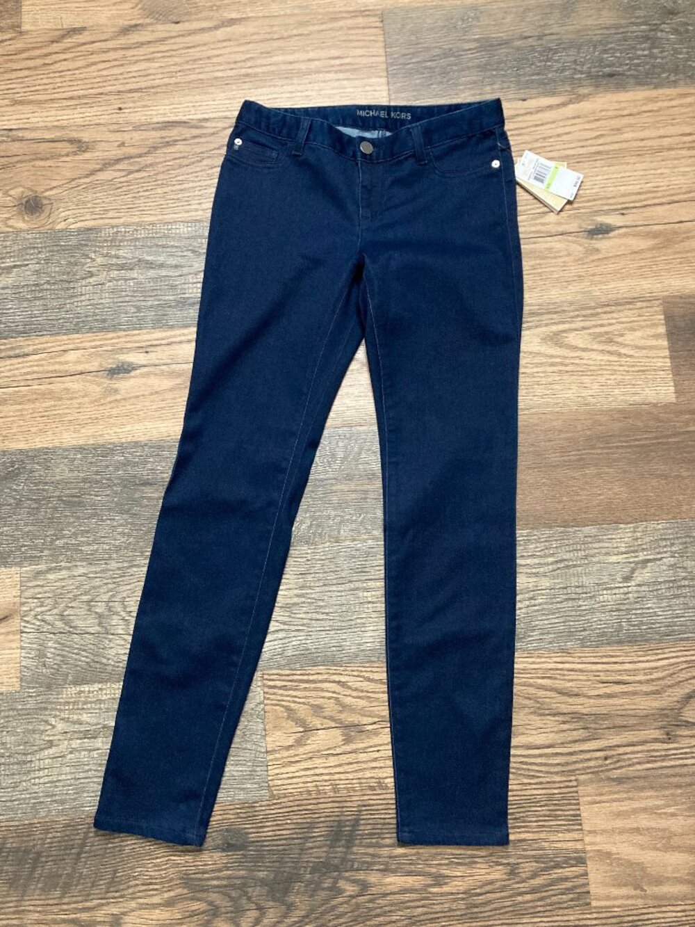 Michael Kors Women's Super Stretch Skinny Jeans Dark Wash Size 4 NWT $99